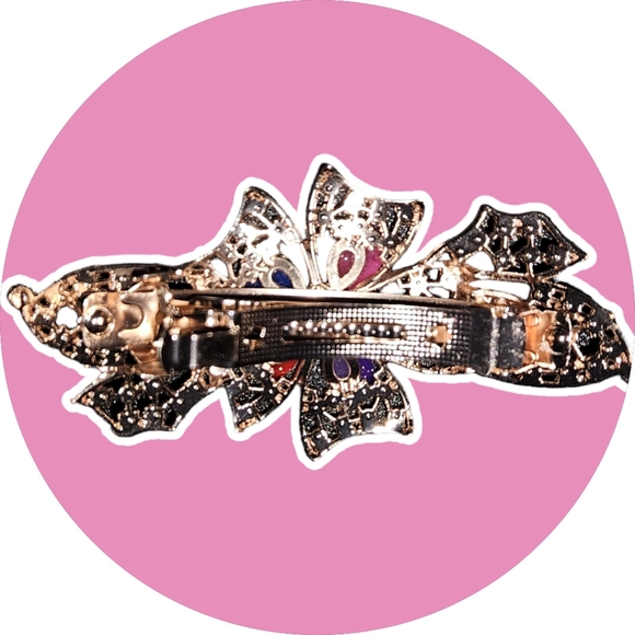 NWT Hair Clip Assessory (Purple & Gold) - Picture 6 of 11